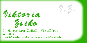 viktoria zsiko business card